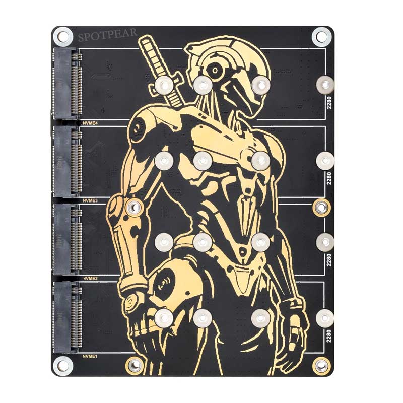 Raspberry Pi 5 PCIe to 4-CH M. - огляд і ціна Argon One V3 M.2 Nvme Case