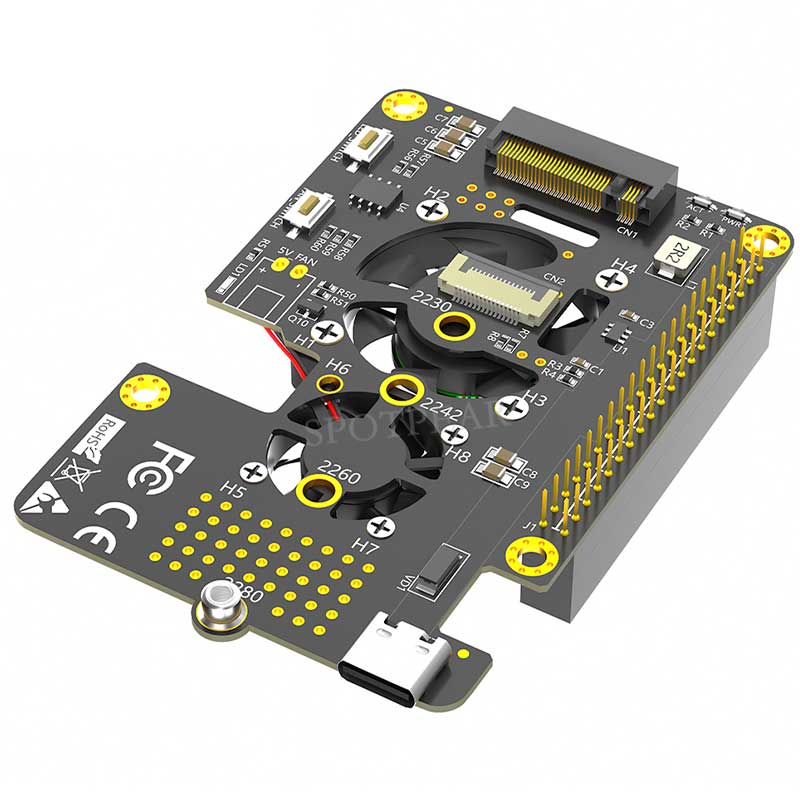 Raspberry Pi 5 PCIe to M.2 NVM - огляд і ціна Argon One V3 M.2 Nvme Case